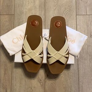 Chloe Woody Sandals NWT AND BOX, Size 42